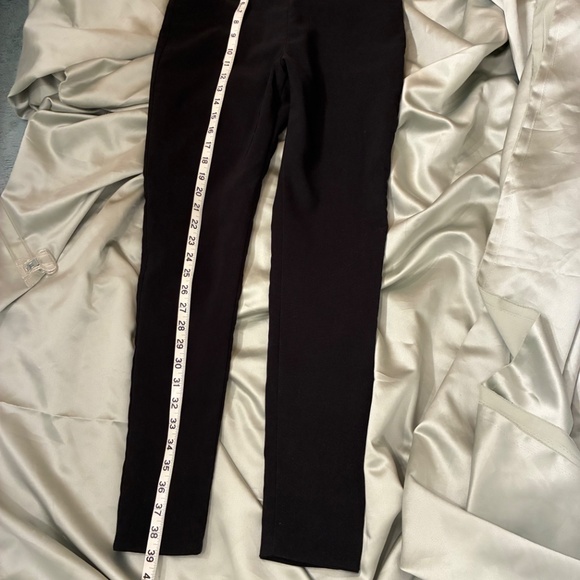 Elle Askari Black High Waist Back Zip Cigarette Rayon Pant Size S Fits Lk XS EUC - Picture 8 of 9